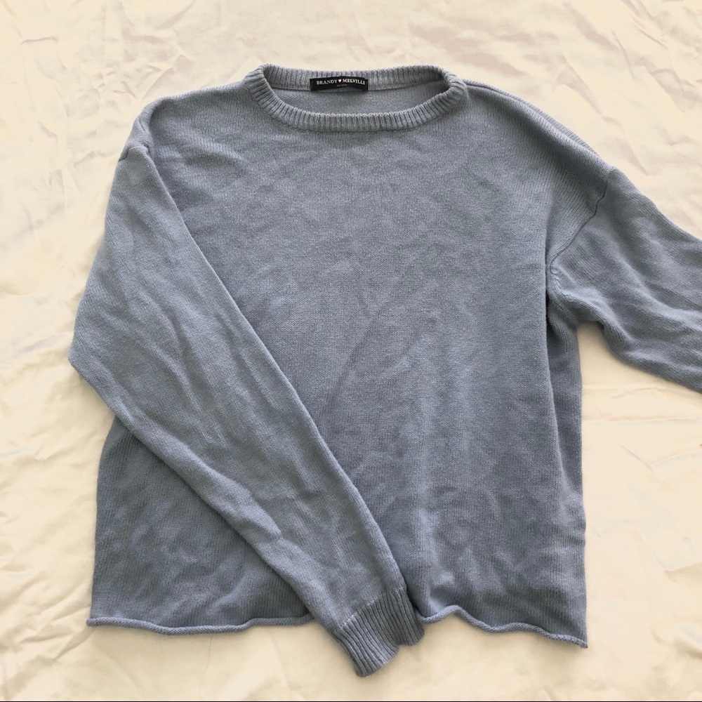 brandy melville periwinkle blue sweater acacia
